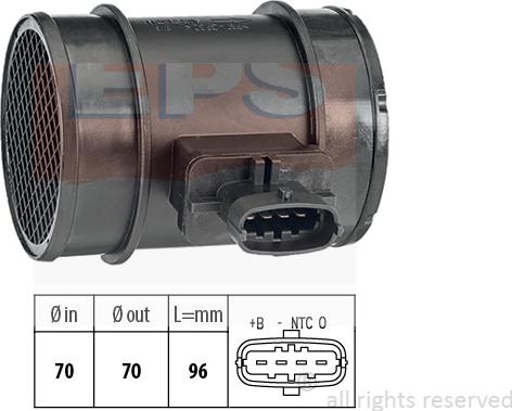 MDR EPS-1991 413 - Débitmètre de masse d'air droxauto.com