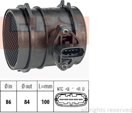 MDR EPS-1991 033 - Débitmètre de masse d'air droxauto.com