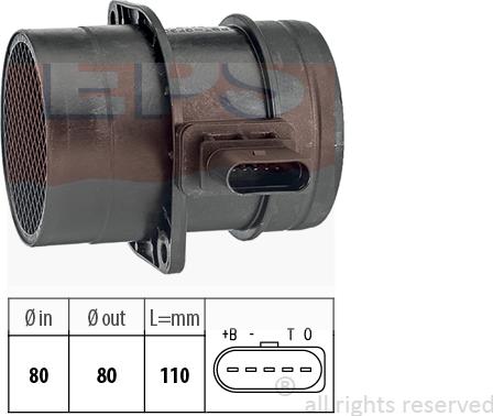 MDR EPS-1991 357 - Débitmètre de masse d'air droxauto.com