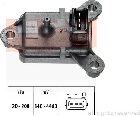 MDR EPS-1993 017 - Capteur de pression barométrique, adaptation à l'altitude droxauto.com