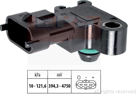 MDR EPS-1993 195 - Capteur, pression de suralimentation droxauto.com