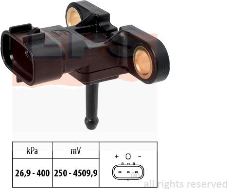 MDR EPS-1993 198 - Capteur, pression de suralimentation droxauto.com