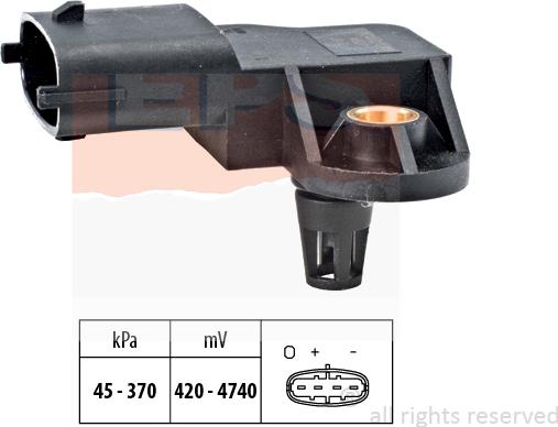 MDR EPS-1993 167 - Capteur, pression de suralimentation droxauto.com