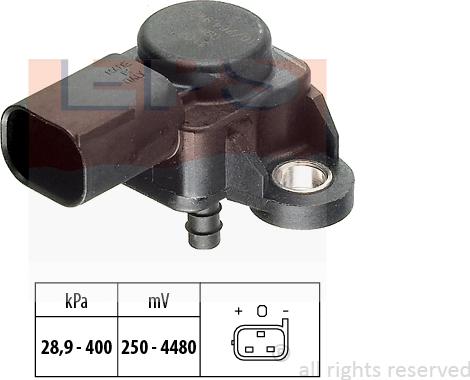 MDR EPS-1993 175 - Capteur, pression des gaz échappement droxauto.com