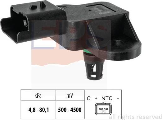 MDR EPS-1993 270 - Capteur de pression barométrique, adaptation à l'altitude droxauto.com