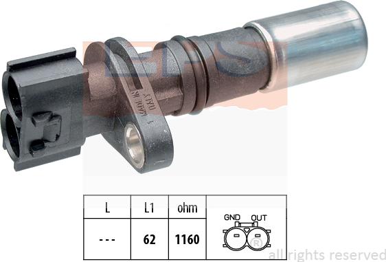 MDR EPS-1953 478 - Capteur d'angle, vilebrequin droxauto.com