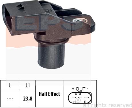 MDR EPS-1953 518 - Capteur, position d'arbre à cames droxauto.com