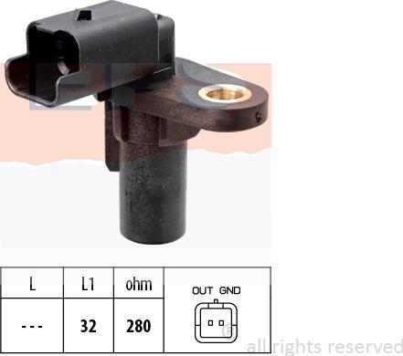 MDR EPS-1953 579 - Capteur d'angle, vilebrequin droxauto.com