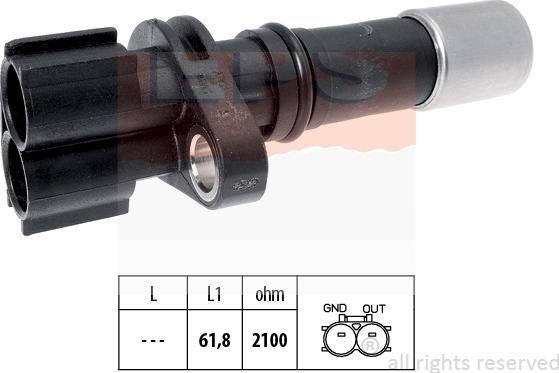 MDR EPS-1953 633 - Capteur d'angle, vilebrequin droxauto.com