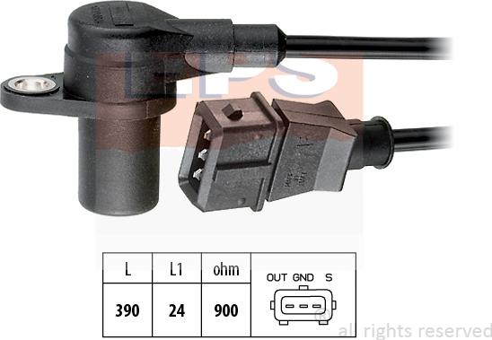 MDR EPS-1953 046 - Capteur d'angle, vilebrequin droxauto.com