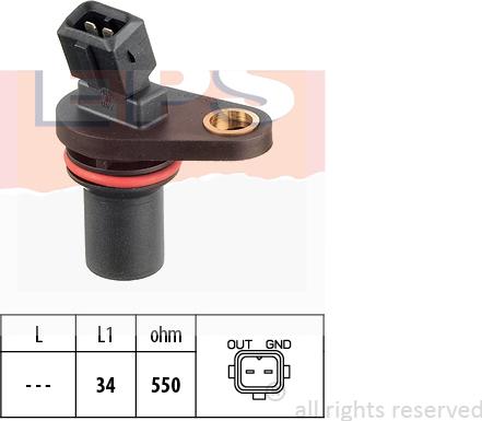 MDR EPS-1953 043 - Capteur, position d'arbre à cames droxauto.com