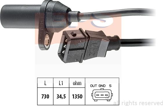 MDR EPS-1953 157 - Capteur d'angle, vilebrequin droxauto.com