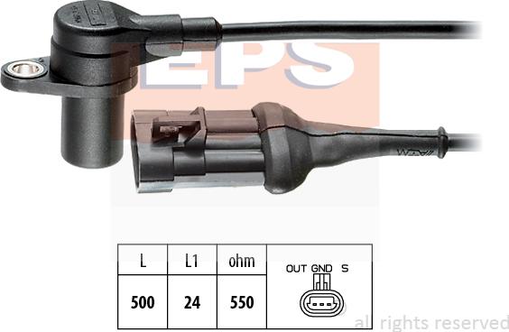 MDR EPS-1953 171 - Capteur d'angle, vilebrequin droxauto.com