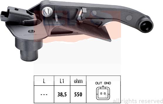 MDR EPS-1953 177 - Capteur d'angle, vilebrequin droxauto.com