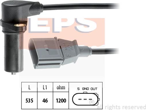 MDR EPS-1953 391 - Capteur d'angle, vilebrequin droxauto.com