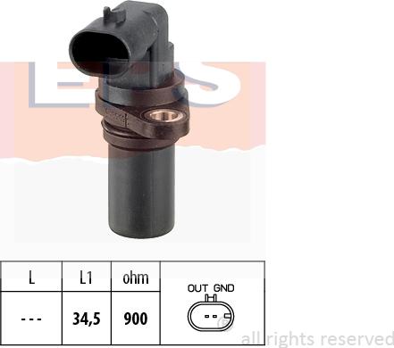 MDR EPS-1953 389 - Capteur d'angle, vilebrequin droxauto.com