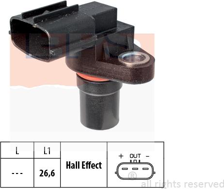 MDR EPS-1953 337 - Capteur d'angle, vilebrequin droxauto.com