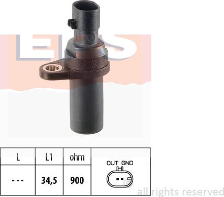 MDR EPS-1953 377 - Capteur d'angle, vilebrequin droxauto.com