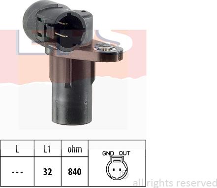 MDR EPS-1953 291 - Capteur d'angle, vilebrequin droxauto.com