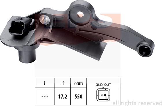 MDR EPS-1953 298 - Capteur d'angle, vilebrequin droxauto.com