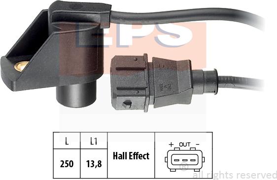 MDR EPS-1953 245 - Capteur, position d'arbre à cames droxauto.com