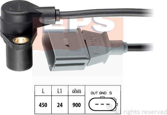 MDR EPS-1953 205 - Capteur d'angle, vilebrequin droxauto.com