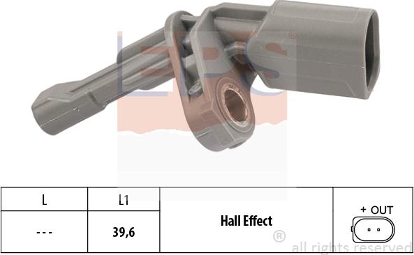 MDR EPS-1960 174 - Capteur, vitesse de roue droxauto.com