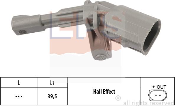 MDR EPS-1960 175 - Capteur, vitesse de roue droxauto.com
