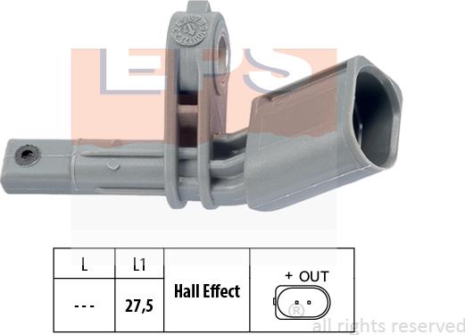 MDR EPS-1960 172 - Capteur, vitesse de roue droxauto.com
