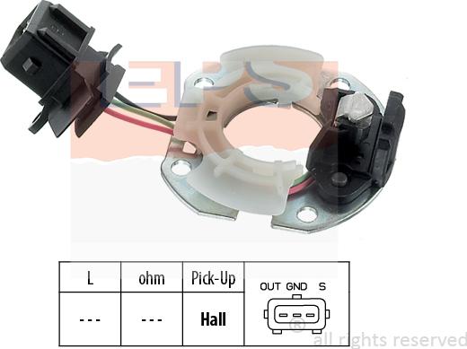 MDR EPS-1906 244 - Capteur, impulsion d'allumage droxauto.com