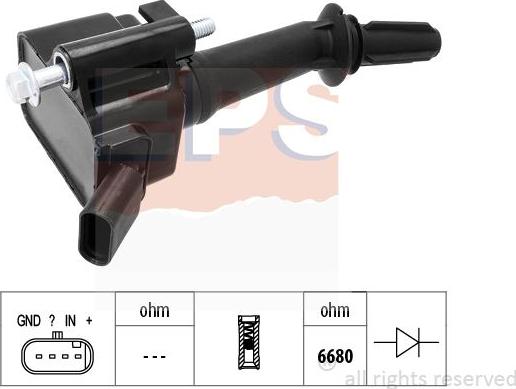 MDR EPS-1970 631 - Bobine d'allumage droxauto.com