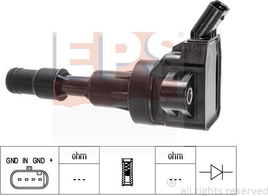 MDR EPS-1970 638 - Bobine d'allumage droxauto.com