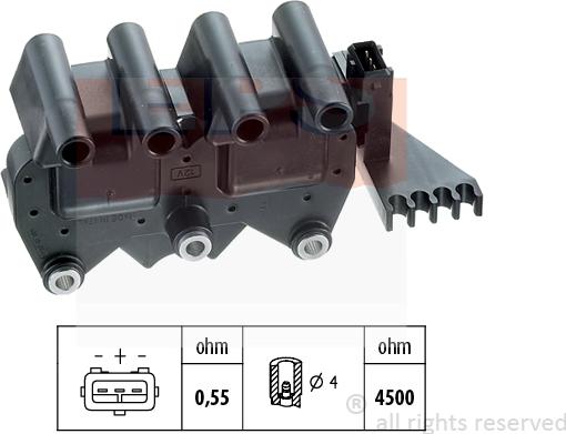 MDR EPS-1970 345 - Bobine d'allumage droxauto.com