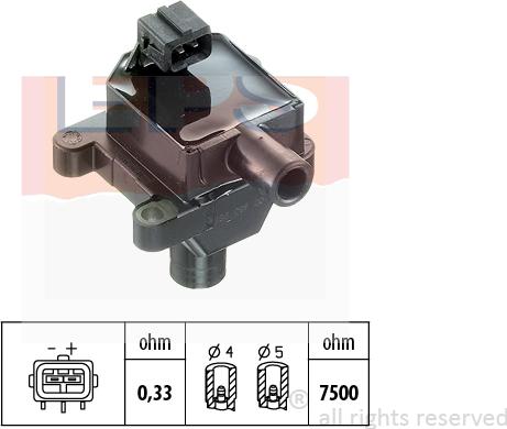 MDR EPS-1970 386 - Bobine d'allumage droxauto.com