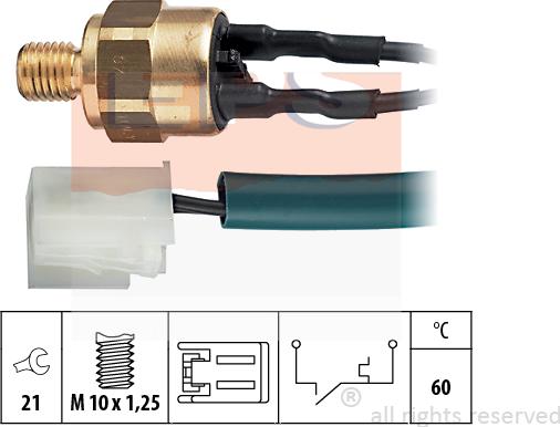 MDR EPS-1840 094 - Sonde de température, liquide de refroidissement droxauto.com