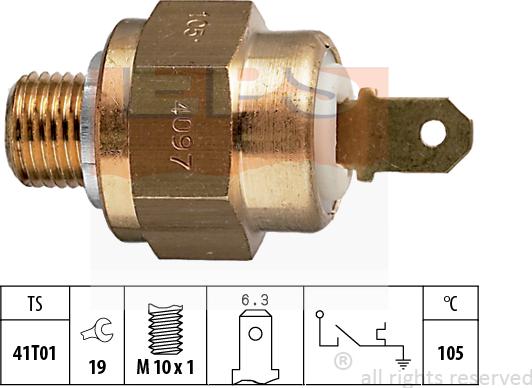 MDR EPS-1840 097 - Sonde de température, liquide de refroidissement droxauto.com