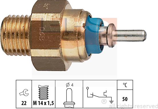 MDR EPS-1840 070 - Sonde de température, liquide de refroidissement droxauto.com
