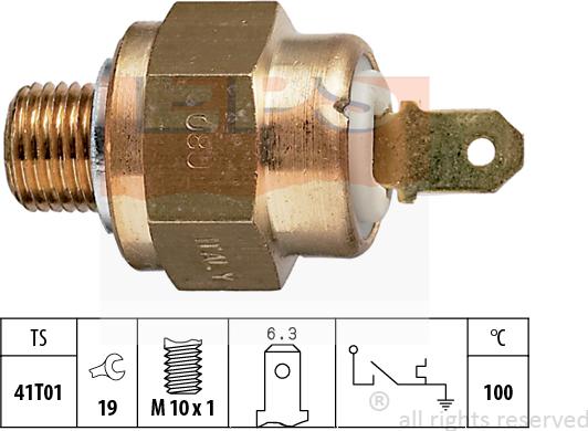 MDR EPS-1840 132 - Sonde de température, liquide de refroidissement droxauto.com