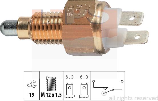 MDR EPS-1860 011 - Contacteur, feu de recul droxauto.com