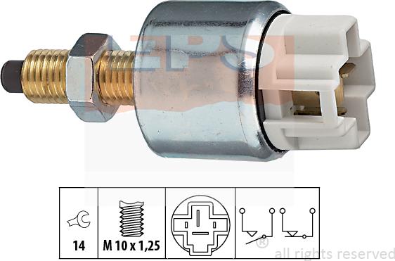 MDR EPS-1810 053 - Interrupteur des feux de freins droxauto.com
