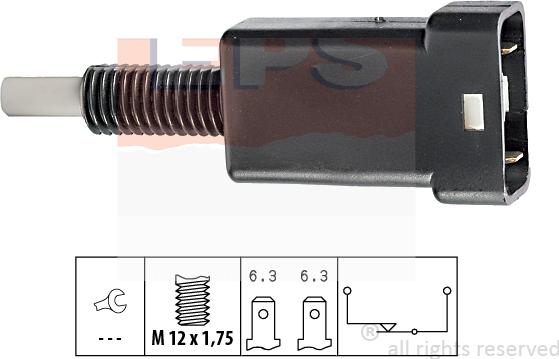 MDR EPS-1810 003 - Interrupteur des feux de freins droxauto.com
