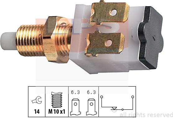 MDR EPS-1810 007 - Interrupteur des feux de freins droxauto.com