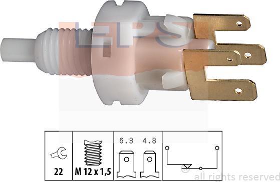MDR EPS-1810 083 - Interrupteur des feux de freins droxauto.com