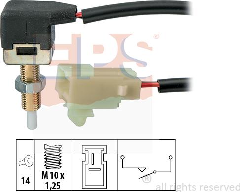 MDR EPS-1810 298 - Interrupteur, commande d'embrayage (gestion du moteur) droxauto.com