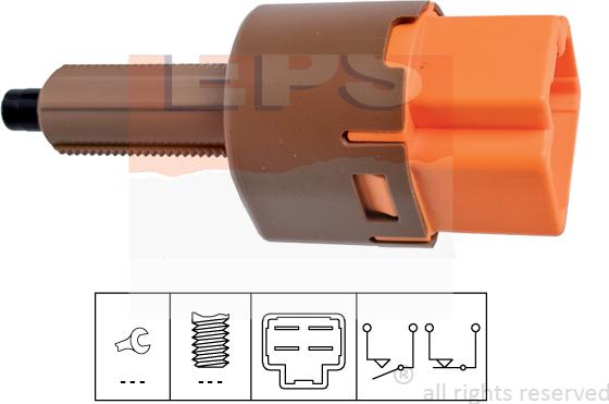 MDR EPS-1810 282 - Interrupteur, commande d'embrayage (gestion du moteur) droxauto.com