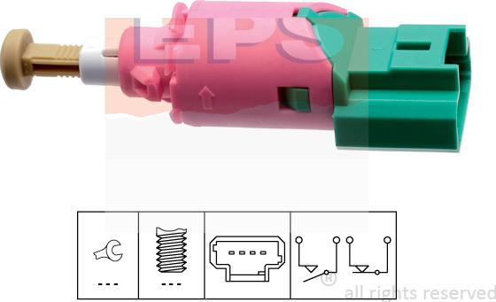 MDR EPS-1810 235 - Interrupteur des feux de freins droxauto.com