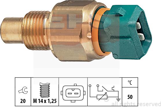 MDR EPS-1830 542 - Sonde de température, liquide de refroidissement droxauto.com