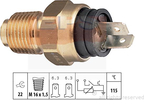 MDR EPS-1830 500 - Sonde de température, liquide de refroidissement droxauto.com