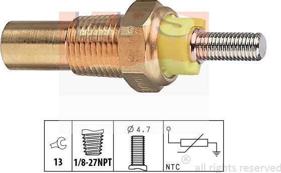 MDR EPS-1830 028 - Sonde de température, liquide de refroidissement droxauto.com