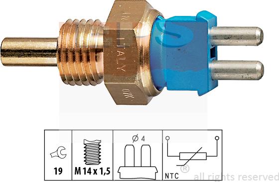 MDR EPS-1830 139 - Sonde de température, liquide de refroidissement droxauto.com